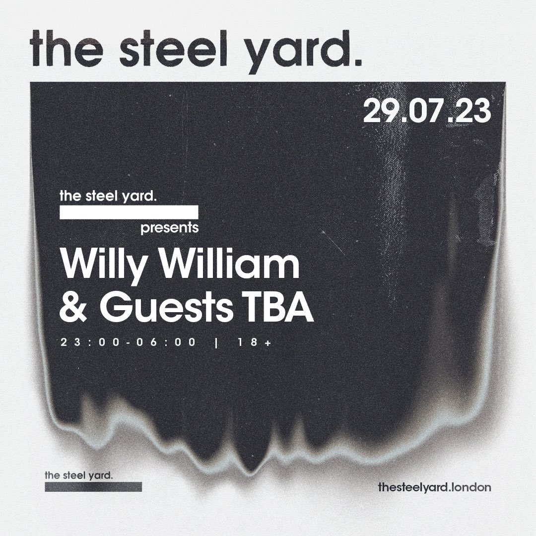 introducing international pop star @willy_william to #thesteelyard on 29/07. most famous for his hits 'ego,' + 'mi gente' w/ @JBALVIN, he's set to light up the stage w/ his unique blend of reggaeton, hip-hop, + electronic music 🔥 tickets are on sale → bit.ly/tsypresentswil…