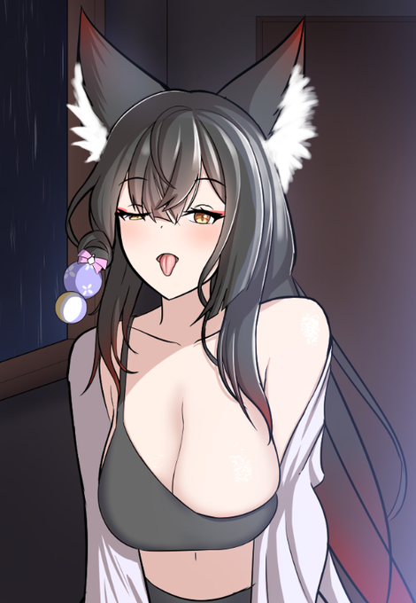 雨が続く夜に部屋着ワカモさんとだらだらしたい
#ブルーアーカイブ 