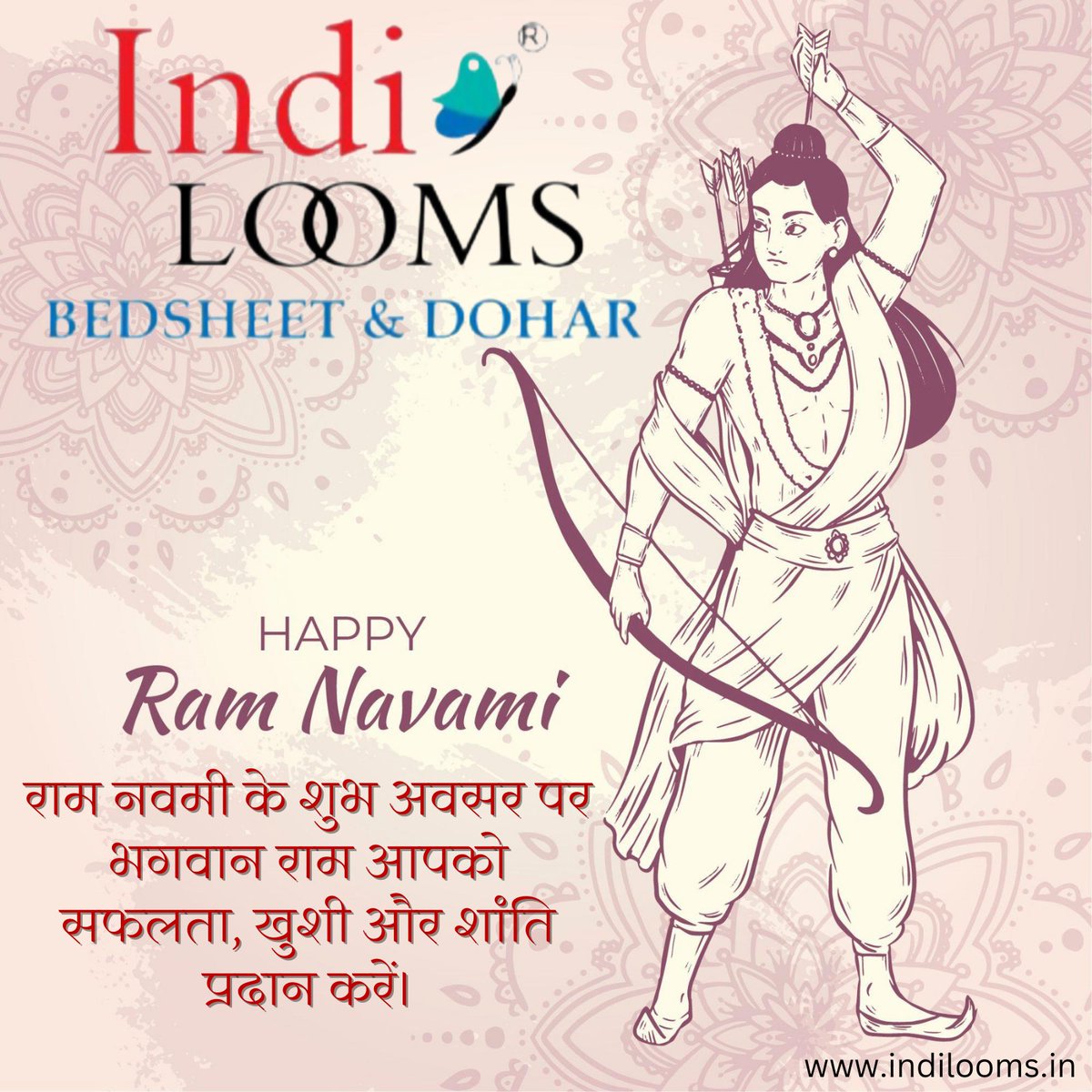 'राम नवमी की हार्दिक शुभकामनाएं! आशा है कि आपके जीवन में राम का आशीर्वाद सदा बना रहे।'

#RamNavami #JaiShriRam #RamaNavami #RamNavami2023 #HinduFestival #IndianFestival #SpiritualCelebration #Bhakti #DivineBlessings #JoyAndPeace #FestivalOfIndia #CultureAndTradition #Celebrating