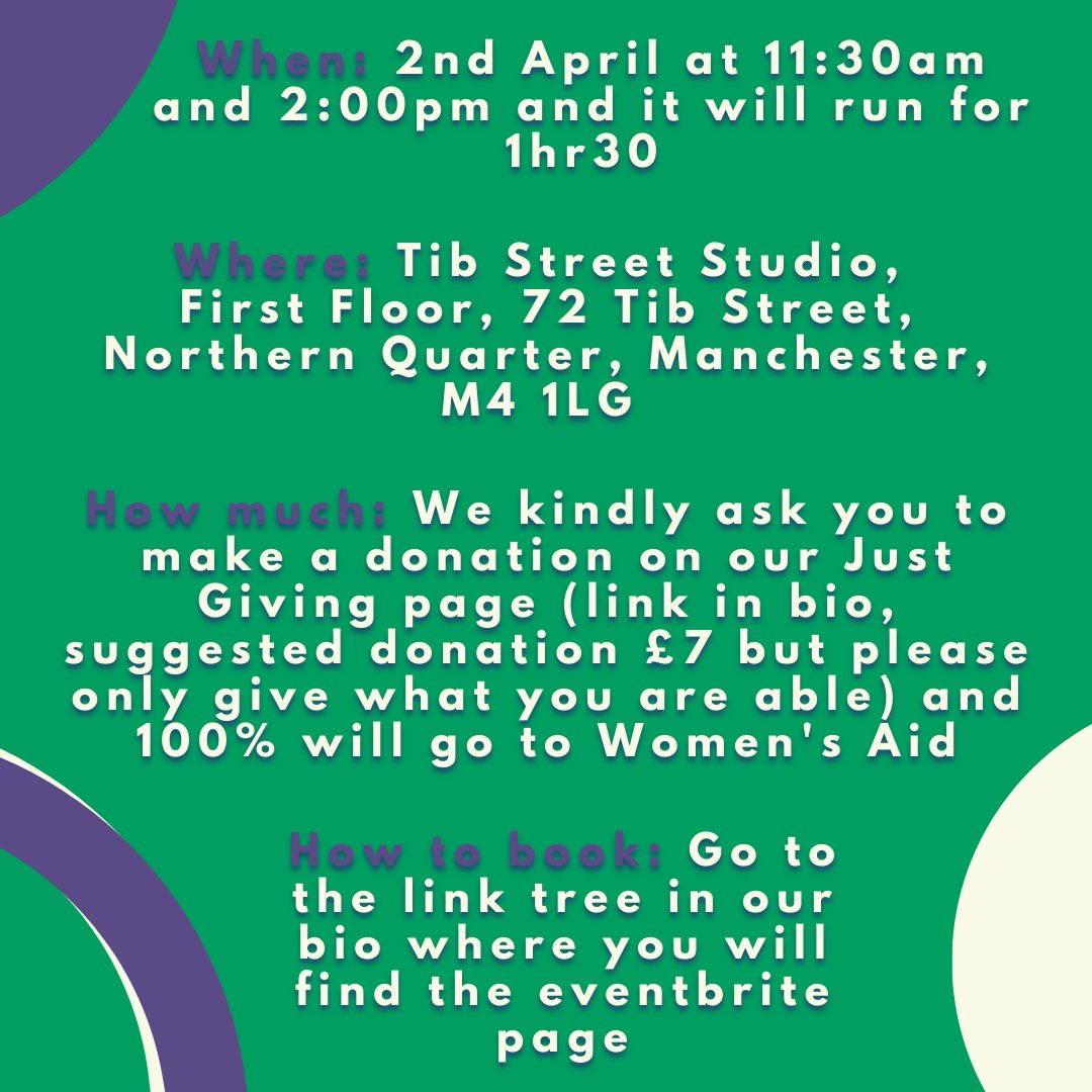 🚨1 day left to sign up! 🚨

Calling Manchester based actors and creatives! 

Sign up link: eventbrite.com/e/zip-it-produ…