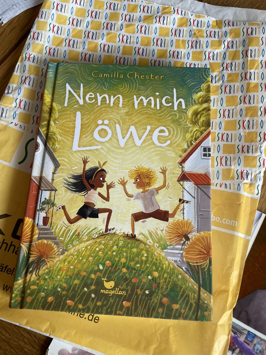 camillacauthor's tweet photo. Look! #CallMeLion in German and hardback #AuthorHigh #AuthorLife @DHAchildrens @magellan https://t.co/nqQ5hjwlYM