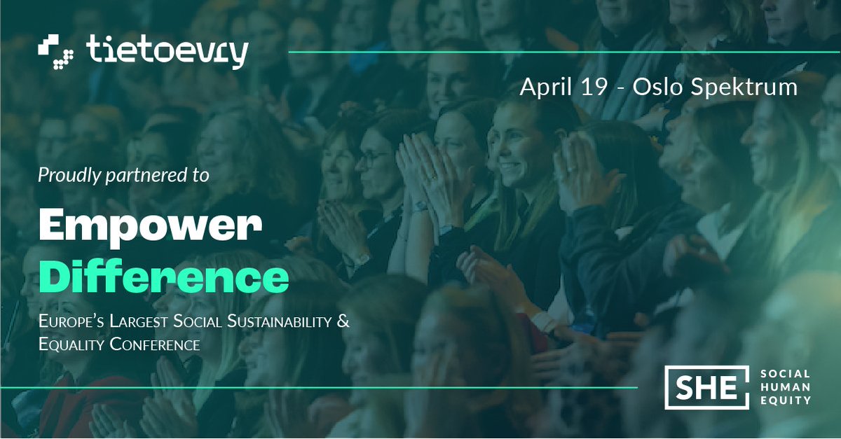 Tietoevry's tweet photo. Are you attending this year's SHE conference? Then we hope you come join our workshop  where we take a deep dive into diversity and ethics in tech. Thanks to the @SHE_Community_  for this opportunity! 

Sign up here👇🏻

https://t.co/5dEHqz8ZIU

#sheconference #dei #womenintech https://t.co/6ZylGQNCYq
