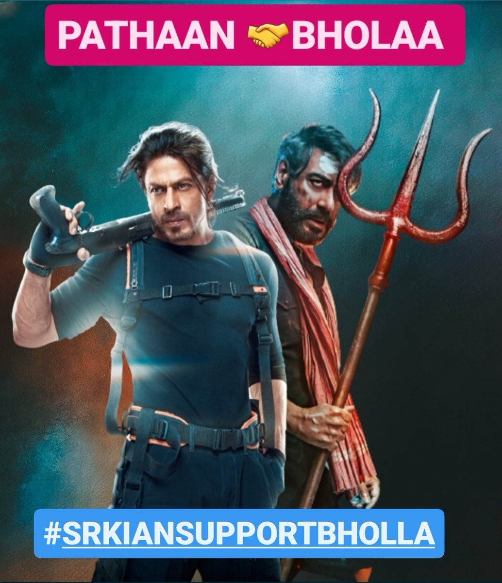 DALIMKHANSRK's tweet photo. @ajaydevgn #OneWords Sir #Pathaan +Bholaa #AskBholaa https://t.co/nG1XEnM7fx