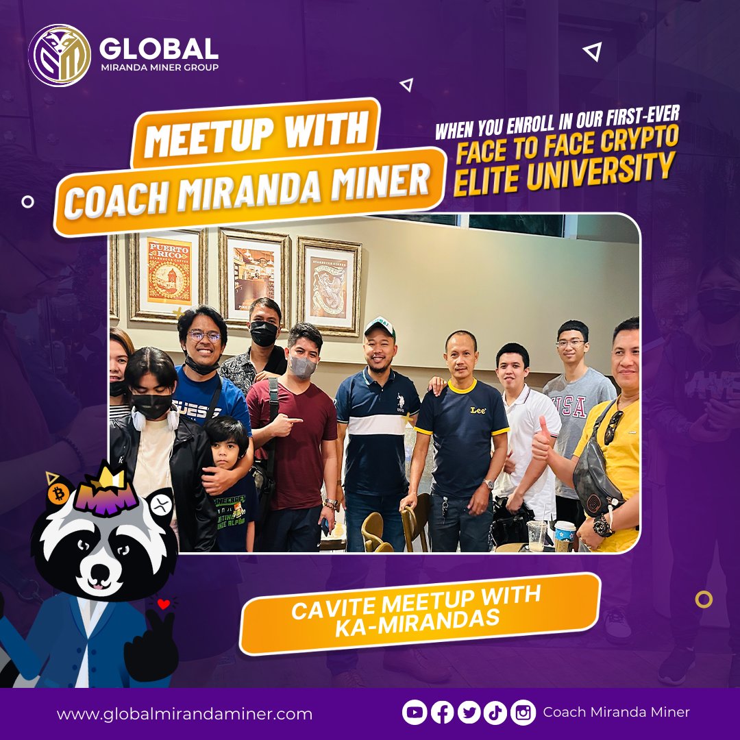gmmg_official's tweet photo. 📣MEETUP with CMM on the upcoming F2F Elite-U! May time ka pa to have a photo op with them - like our ka-mirandas from these pictures!

🗓️See you this coming APRIL 22 | 8AM at the BGC Office 

Limited slots only, so ENROLL NOW:
▶️https://t.co/mzz28Z99Lt
▶️https://t.co/Ck22MHVM6r https://t.co/WbXh5sexNc