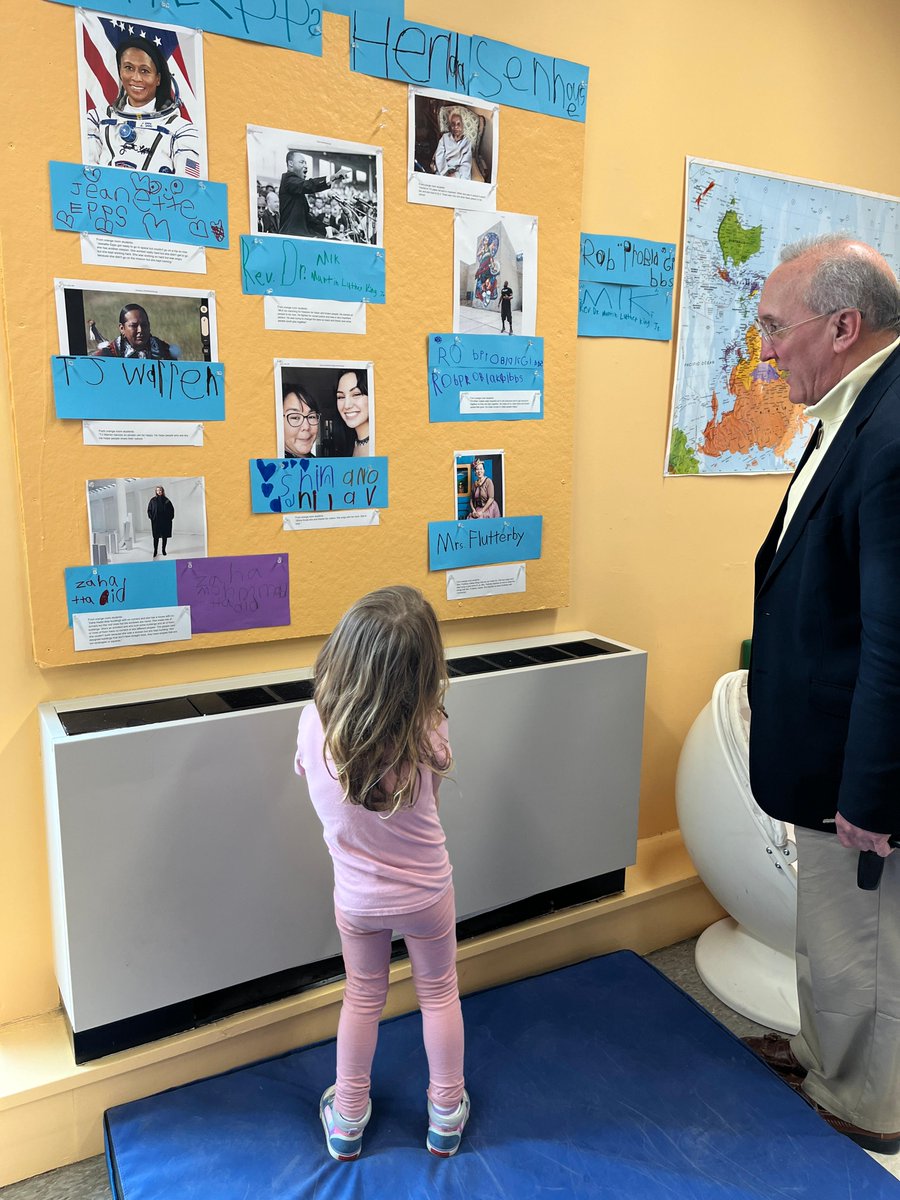 CFStweets's tweet image. Students in PreK-K are showing the head of school, David Tierney, their building inspired by Zaha Hadid. She's just one of many "People of Inspiration" students have learned about this year. 
#CFSPreKK #projectbasedlearning #quakereducation #peopleofinsperation #ZahaHadid