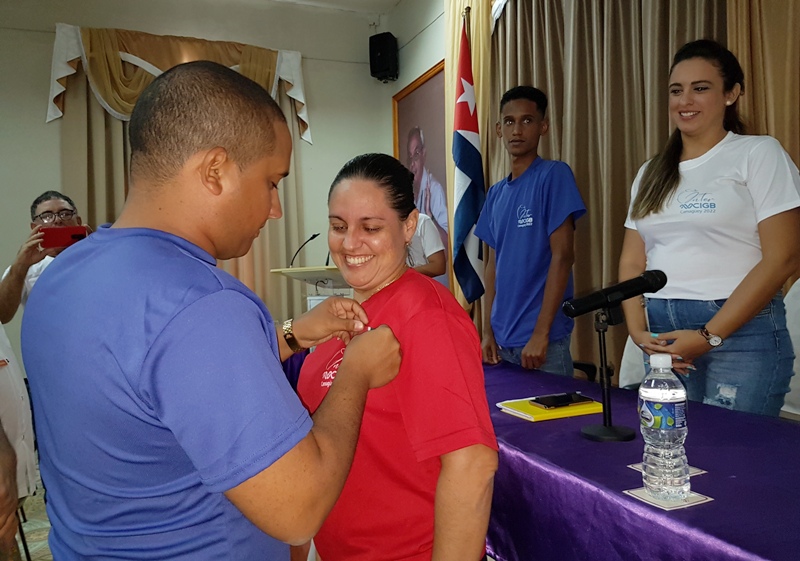 Aylín Nordelo Valdivia es nuestra más joven diputada del <a href="/CigbC/">CIGB Camaguey</a> de Camagüey. En 2022 recibió la Medalla Abel Santamaría, por su actitud revolucionaria y notables méritos en el trabajo creador y en la lucha por la defensa de los logros e intereses de los jóvenes cubanos. #CubaGanó