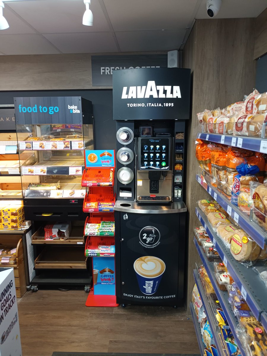 eXpressoPLUS's tweet photo. Another day, another successful installation!

Our brand guardians have been busy, &amp; have recently installed a new Lavazza Nano E solution in Costcutter, Godalming. Full POS and training provided, this solution is ready to starting providing quality hot drinks.

#Lavazza #Coffee https://t.co/Rg8GuMKBrz