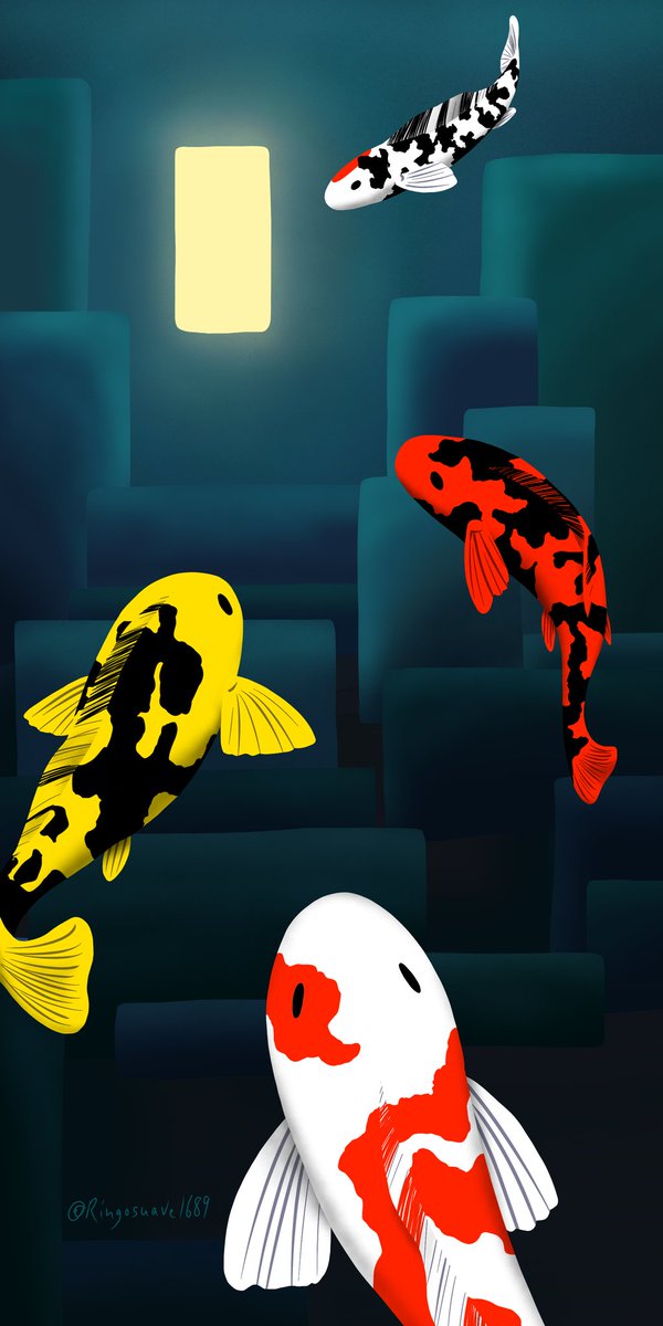 RingoSuave1689's tweet photo. Team TIES as koi fish swimming into their underwater base entrance - on Procreate. 2000x4000px
Click to expand, and untag in replies, please
#traffictwt #limitedlifesmpfanart
#tangotekfanart #impulsesvfanart #ethoslabfanart #skizzlemanfanart
#teamTIES https://t.co/d2AZUWEQ57
