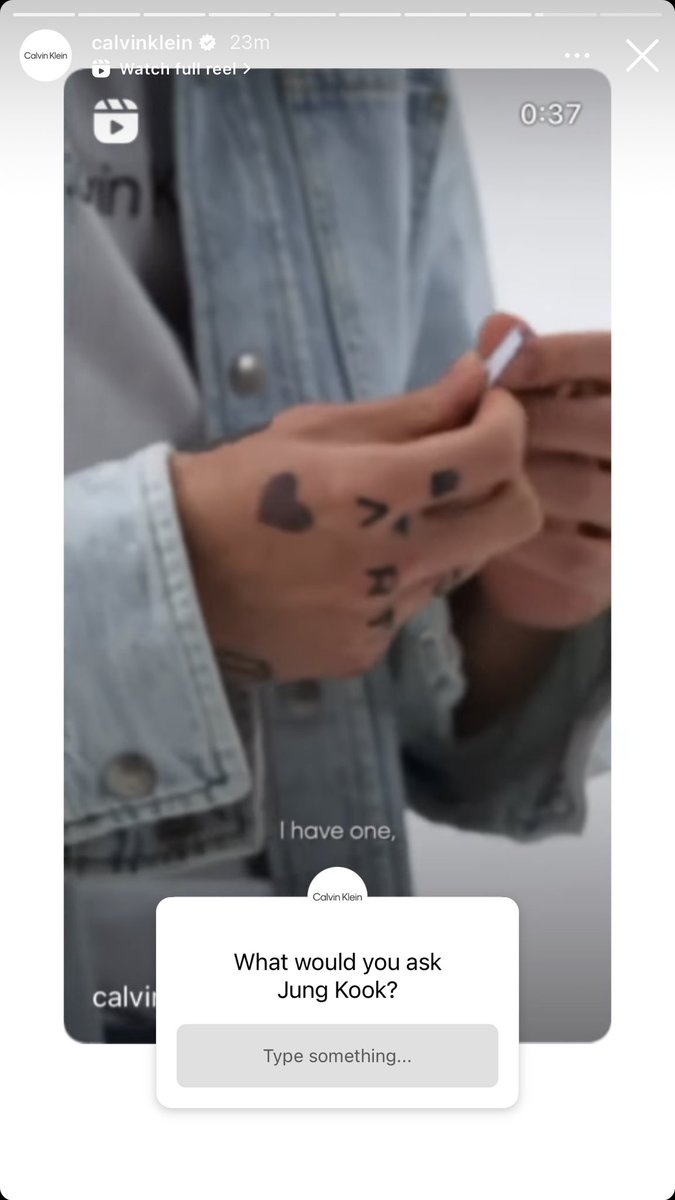 Golden Times on Twitter "Jungkook Calvin Klein Instagram Story Go to their Instagram and