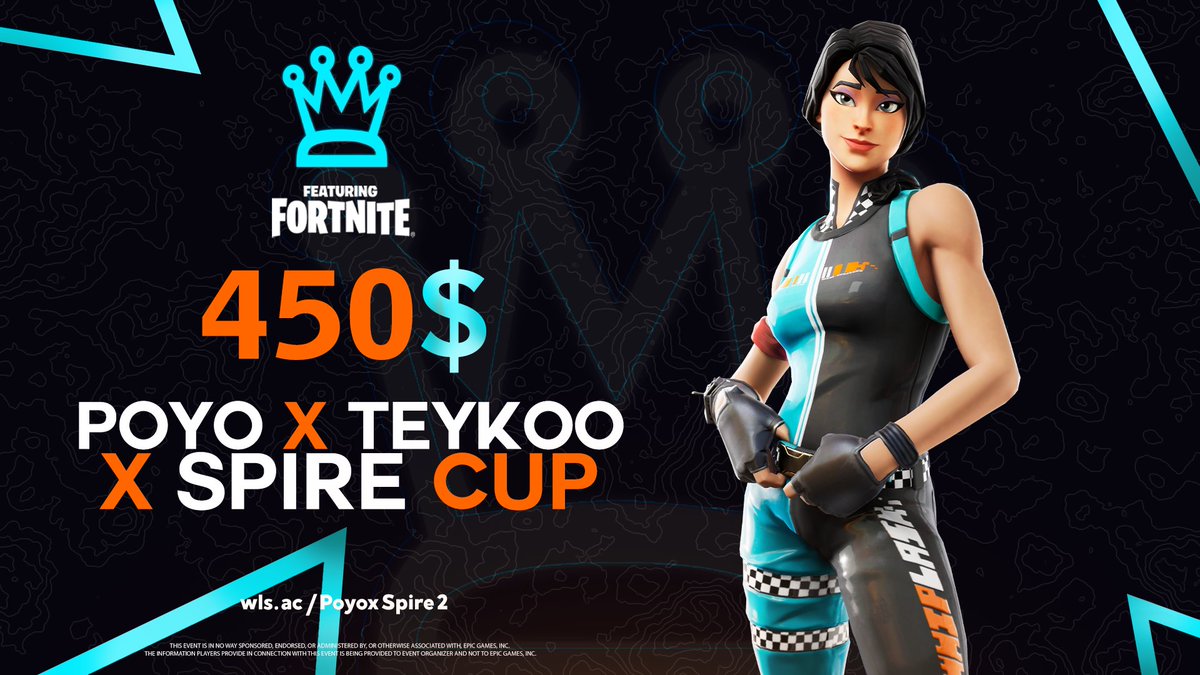 PoyoCup's tweet image. 🏆Poyo X Spire X Teykoo 450$ Duo Cup🏆

• 4 Qualifiers
• Pro players playing finals
• Join our discord for more information: 
discord.gg/poyo

⚠️Register: wls.ac/PoyoxSpire2⚠️

Inviting 38 duos to the finals - @ your duo in the comments if you need one