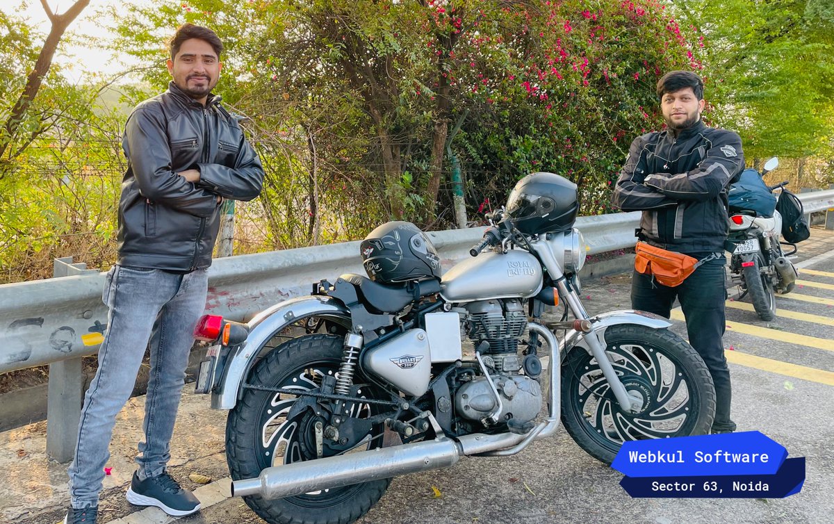 webkul's tweet photo. From Delhi to Agra on two wheels! ποΈπ¨ Our Webkul Shopify team took on the challenge and conquered the road with smiles π
#BikeTrip #TeamAdventure #WebkulShopify #DelhiToAgra #Webkul #LifeAtWebkul https://t.co/KZVIFSU95m