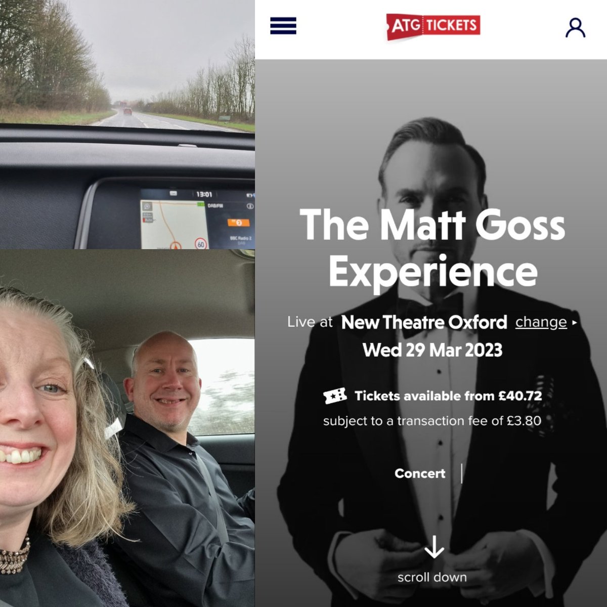 symroboticfi's tweet photo. 😀🌦🌞 And We're Off!! #RoadTrip #RainOrShine @MattGoss in #Oxford Tonight ✨️🎶💛🎶✨️ #MGTour2023 #AnExperienceNotToBeMissed https://t.co/UWY0cIArtd @rpoonline https://t.co/0rjCc4A6ZA