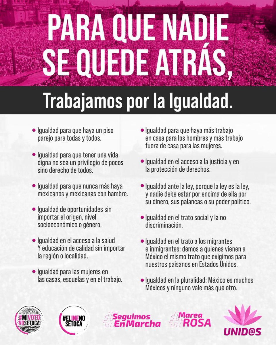 SocCivilMx's tweet photo. Sigamos con lo nuestro, para #QueNadieSeQuedeAtrás

Somos #MareaRosa

Que Nadie Se Quede Atrás.

Acceso al documento: https://t.co/urIa3FVBbg

Míralo completo en YouTube https://t.co/hhv7umeNDe

Por favor compártelo, gracias. https://t.co/aeAOkH8XvX