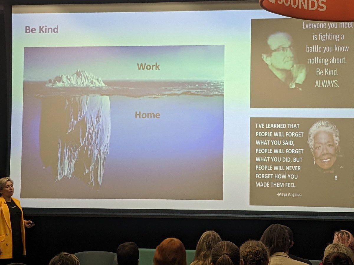 Dr Emma Yhnell FLSW 🧬🔬🧪🧠 🏴 (@emmayhnell) on Twitter photo Such an important slide from Sam Toombs.
"The person who shows up for work is just the tip of the iceberg, so always be kind."
So flipping true 💜!
<a href="/WalesWomenSTEM/">Wales Women in STEM</a> Such an important slide from Sam Toombs.
"The person who shows up for work is just the tip of the iceberg, so always be kind."
So flipping true 💜!
<a href="/WalesWomenSTEM/">Wales Women in STEM</a>
