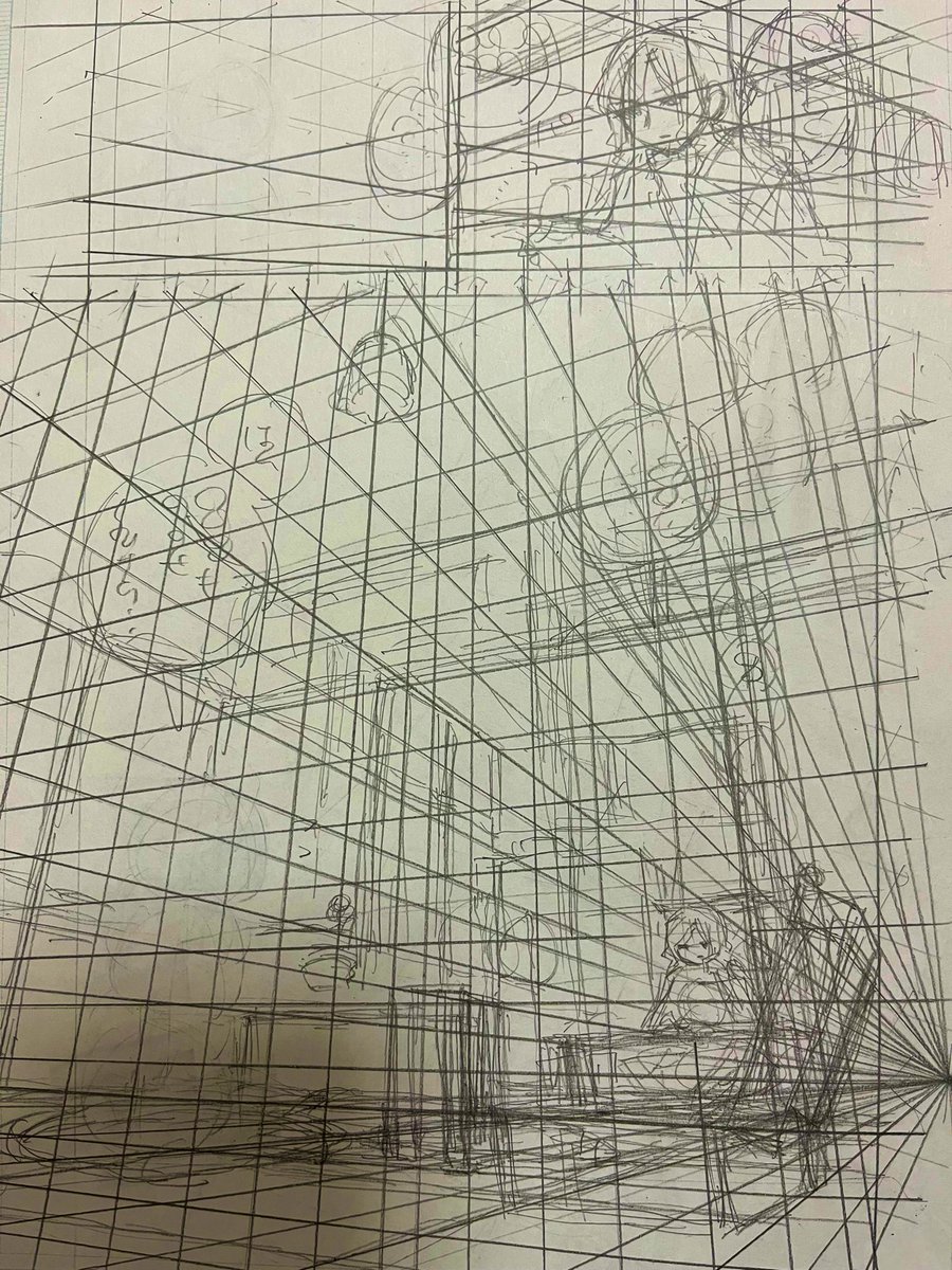 おまけの下描き📝✍️ 