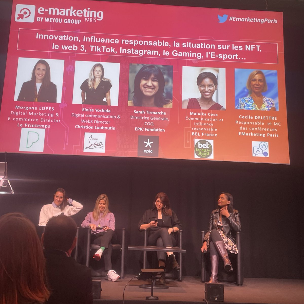 Rapide passage à #EmarketingParis ce matin, notamment pour une conférence très intéressante. 

Les points clés : pas d’inno juste pour innover, réfléchir à l’utilité pour le conso et conserver sens et authenticité 📱
