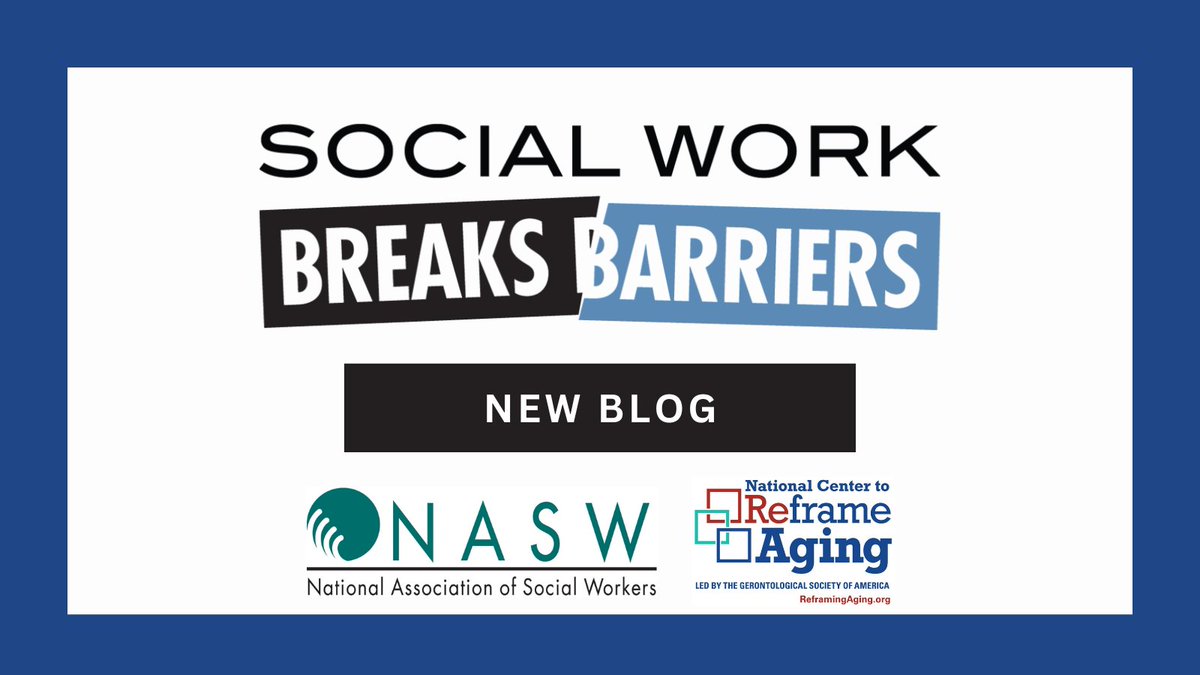 A new blog from <a href="/nasw/">NASW</a> and the National Center is now live! In celebration of #SociaWorkMonth, we collaborated to bring you, “Tips to Enhance Your Communication About Aging During Social Work Month and Beyond.” Learn more here: socialworkblog.org/pressroom/2023…