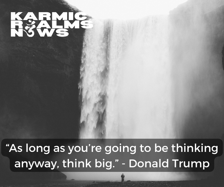KarmicRealms's tweet photo. And that is the thought for the day!
#karmicrealms #karmicrealmsnews #positivity  #positivestateofmind #adventrure #courage #motivation #hope #change #experience #thinkbig #donaldtrump #thoughts
https://t.co/lyTpXtCd0m https://t.co/TeSgn6Occ9
