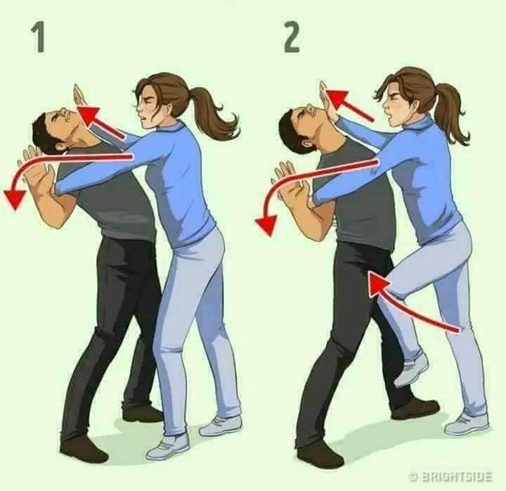 Women are harassed, beaten & raped daily. Being able to defend themselves is very crucial. Here's a thread of common self-defence moves for women... #selfdefense #endrape #protect