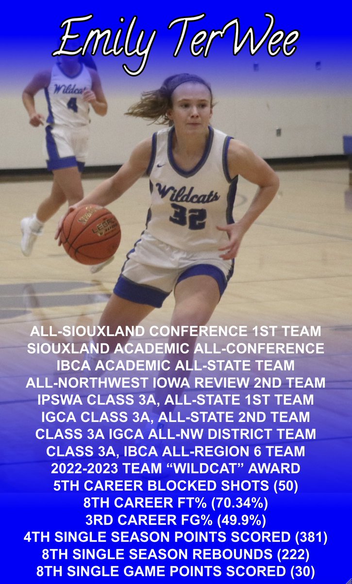 Congratulations on a great career <a href="/EmilyTerwee/">Emily TerWee</a> You have set the bar super high for your teammates with your work ethic! #WLPride