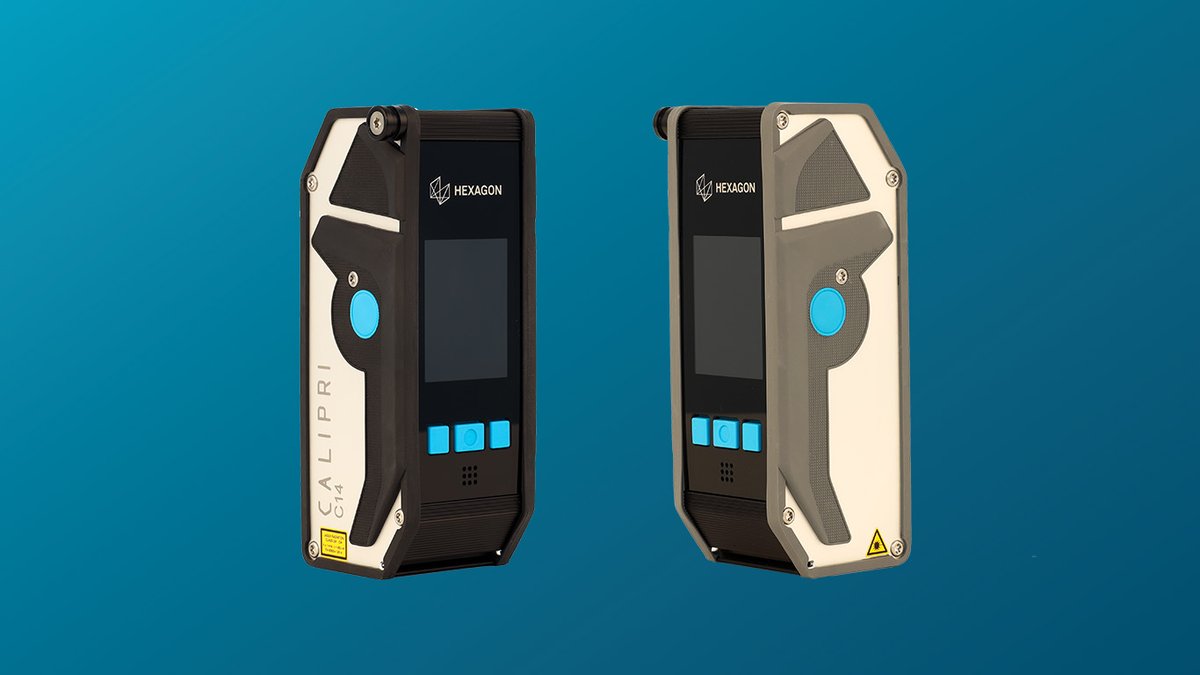 It's not only our CALIPRI CB20 sensor that has a new look; our handheld devices CALIPRI Prime and CALIPRI C14 are now also aligned with Hexagon's brand design.

#calipri #technology #hexagon #branddesign #railway #automotive #steel