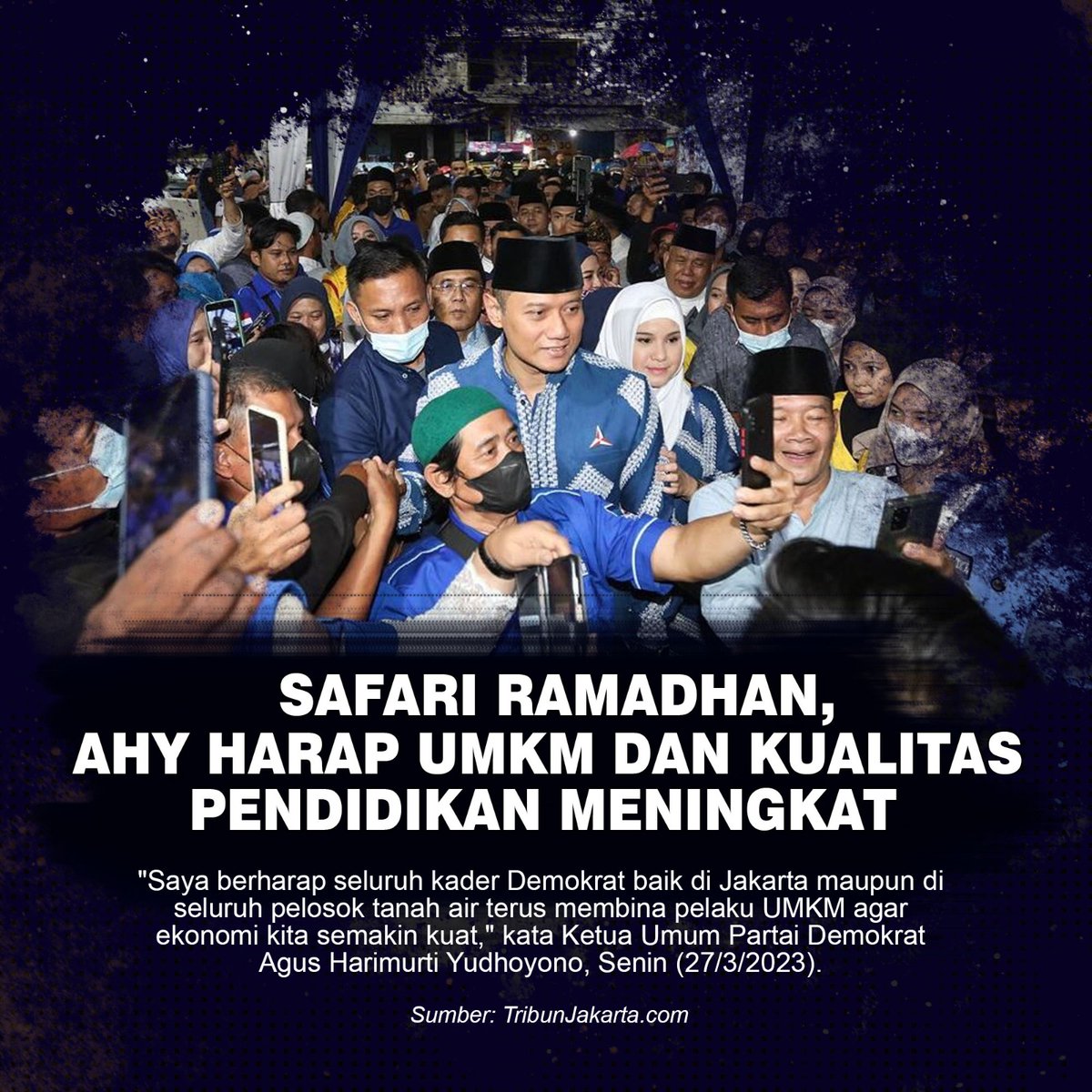KabPasaman's tweet photo. Safari Ramadhan, AHY Harap UMKM dan Kualitas Pendidikan Meningkat
#DemokratProPerubahan
SafariRamadhan AHY Jabar
https://t.co/GDKKDs8XRk