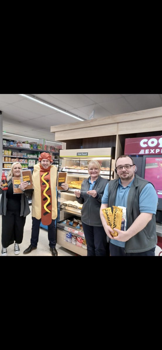 Can I have a big thank you shout out for Debbie and Kelly in the Downend store in Bristol who helped win the Rollover hotdog incentive which ended up with a free lunch and gift vouchers for the store team 👏👏🌭 #coopradio