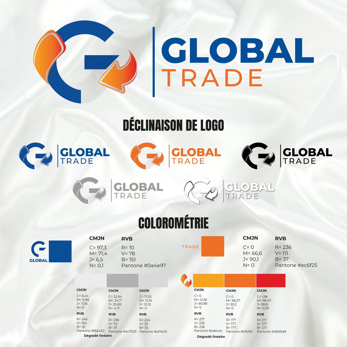 FoloDigital_C's tweet photo. Faites nous confiance pour la réalisation de votre identité visuelle et votre branding

Merci à Global Trade pour sa confiance

Qu’en pensez vous de ce logo ? 

#FoloDigitalConsulting #Com #Digital #IdentiteVisuelle #GraphicDesign #Branding #LogoDesigner #Designer #Logo #Design https://t.co/LPKws1I1Bt