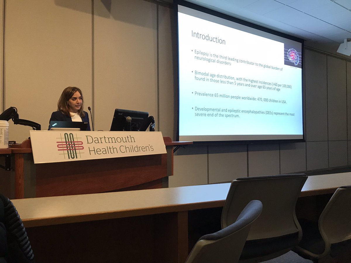 Dartmouth Pediatrics Department (@dartmouthpeds) on Twitter photo .@chadkids Neurologist Dr. Maritza Feliz Cepin describes care for complex children with Developmental Epileptic Encephalopathies <a href="/DHMCandClinics/">Dartmouth Hitchcock Medical Center and Clinics</a> #pediatricgrandrounds .@chadkids Neurologist Dr. Maritza Feliz Cepin describes care for complex children with Developmental Epileptic Encephalopathies <a href="/DHMCandClinics/">Dartmouth Hitchcock Medical Center and Clinics</a> #pediatricgrandrounds