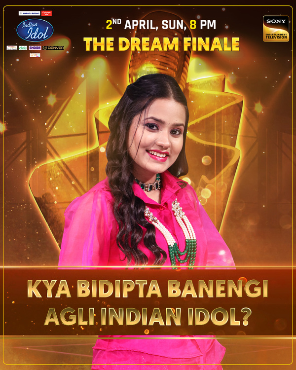SonyTV's tweet photo. Kya aap chahte hain ki aapki favourite Bidipta Chakraborty jeete iss saal ki ye trophy? Toh support kariye apne vote se.

Dekhna na bhule #IndianIdol13 ka Dream Finale, 2nd April raat 8 baje, sirf Sony TV par!

#IndianIdol #IndianIdolTop6 #IndianIdolDreamFinale https://t.co/PZexVv1NaH