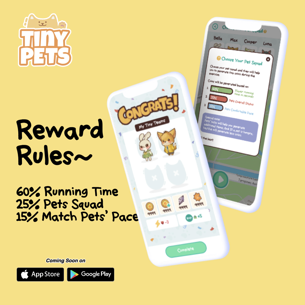 TheTinyPets's tweet photo. Say goodbye to dull workouts and hello to Tiny Pets! 🐾🐶🎮 This game combines exercise with strategic choices of pets, making your workout routine anything but routine.  #WorkoutFun #ExerciseWithPets https://t.co/4sBi231DzF