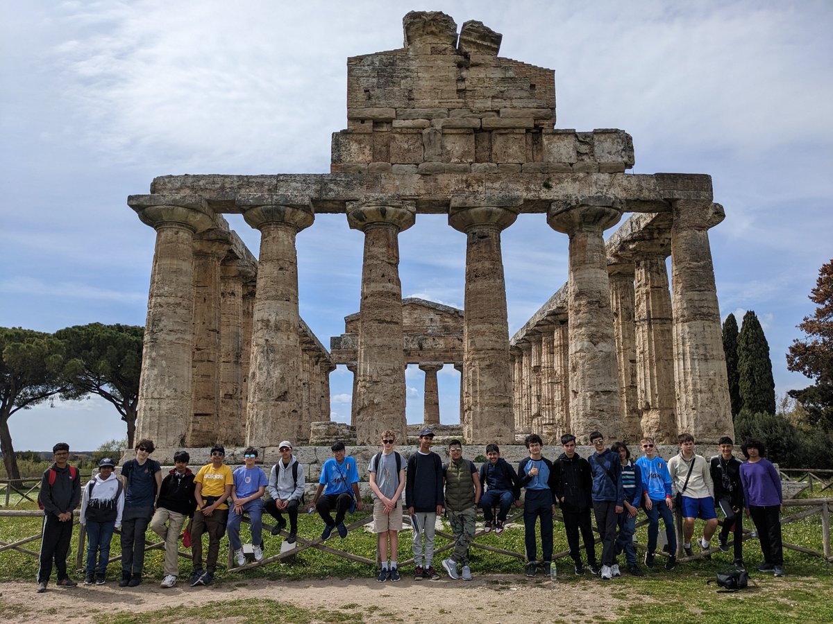 MTSClassics's tweet image. A Grand Tour: in the footsteps of Shelley and Goethe at Paestum.