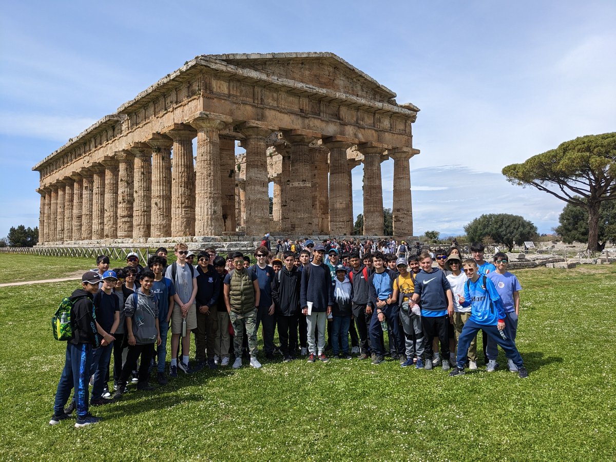 MTSClassics's tweet image. A Grand Tour: in the footsteps of Shelley and Goethe at Paestum.
