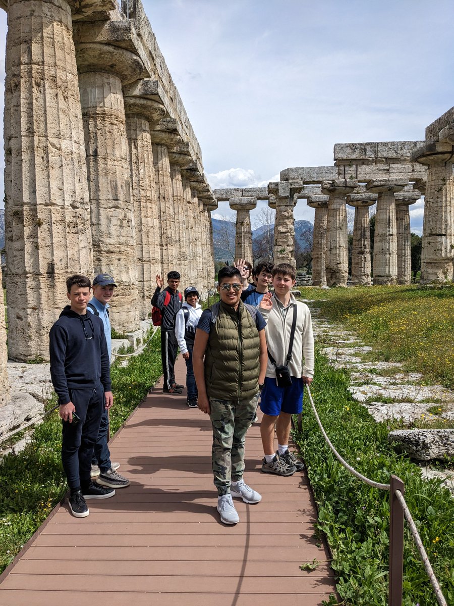 MTSClassics's tweet image. A Grand Tour: in the footsteps of Shelley and Goethe at Paestum.