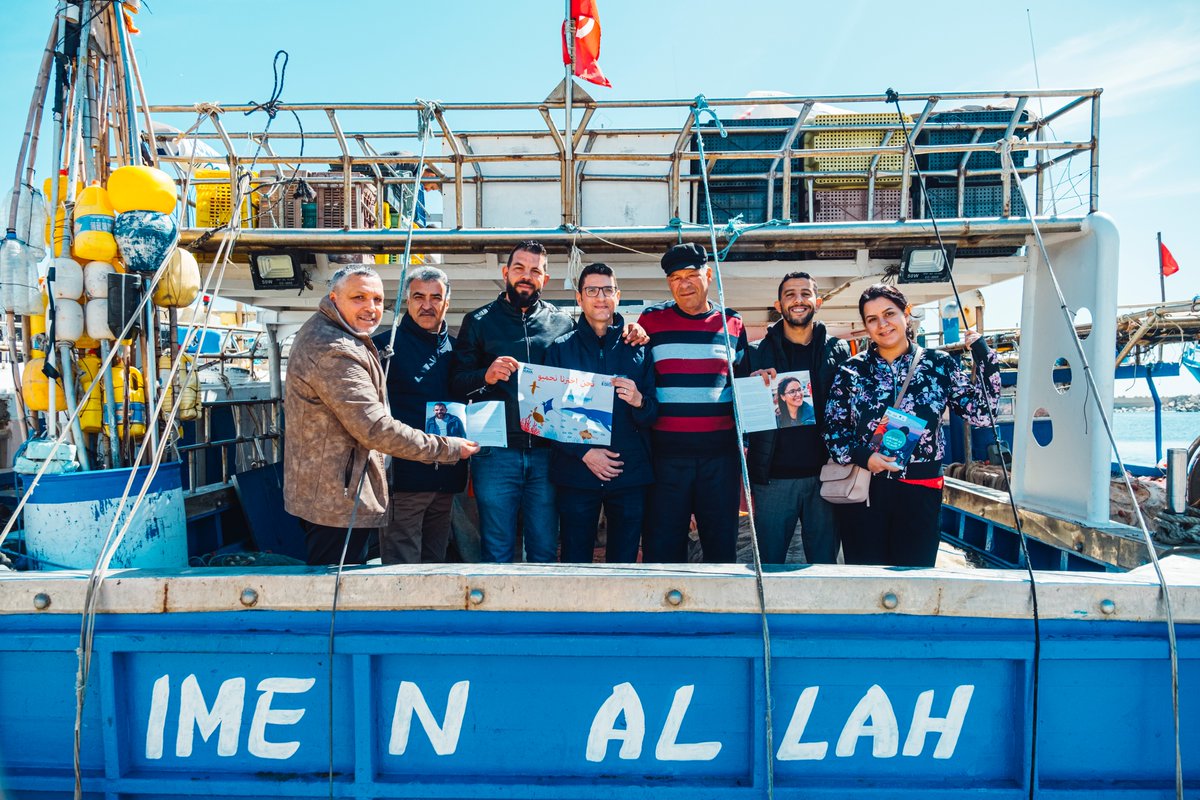 SPARACinfos's tweet photo. Heartening news from #Tunisia! Fahmi Ben Mustapha, a fisher who was observer in #MedBycatch project, promotes #SustainableFishing and solutions to #ReduceBycatch within his community.
Collaboration between fishers, scientists & orgs is essential for marine conservation.
@MavaFdn https://t.co/PmtUuYkHiL