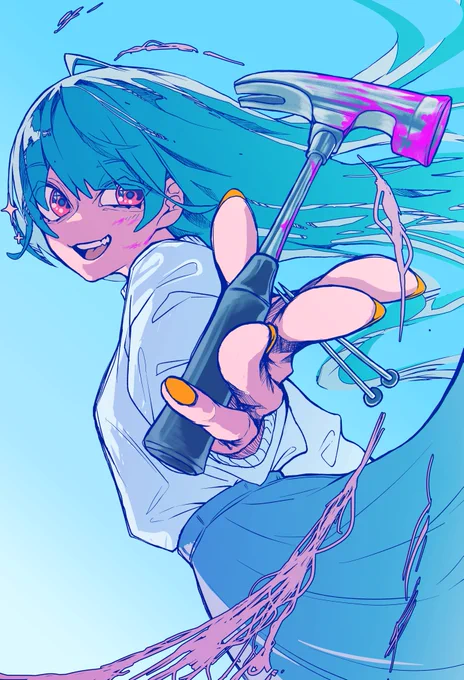 視線を釘付けにする女の子 