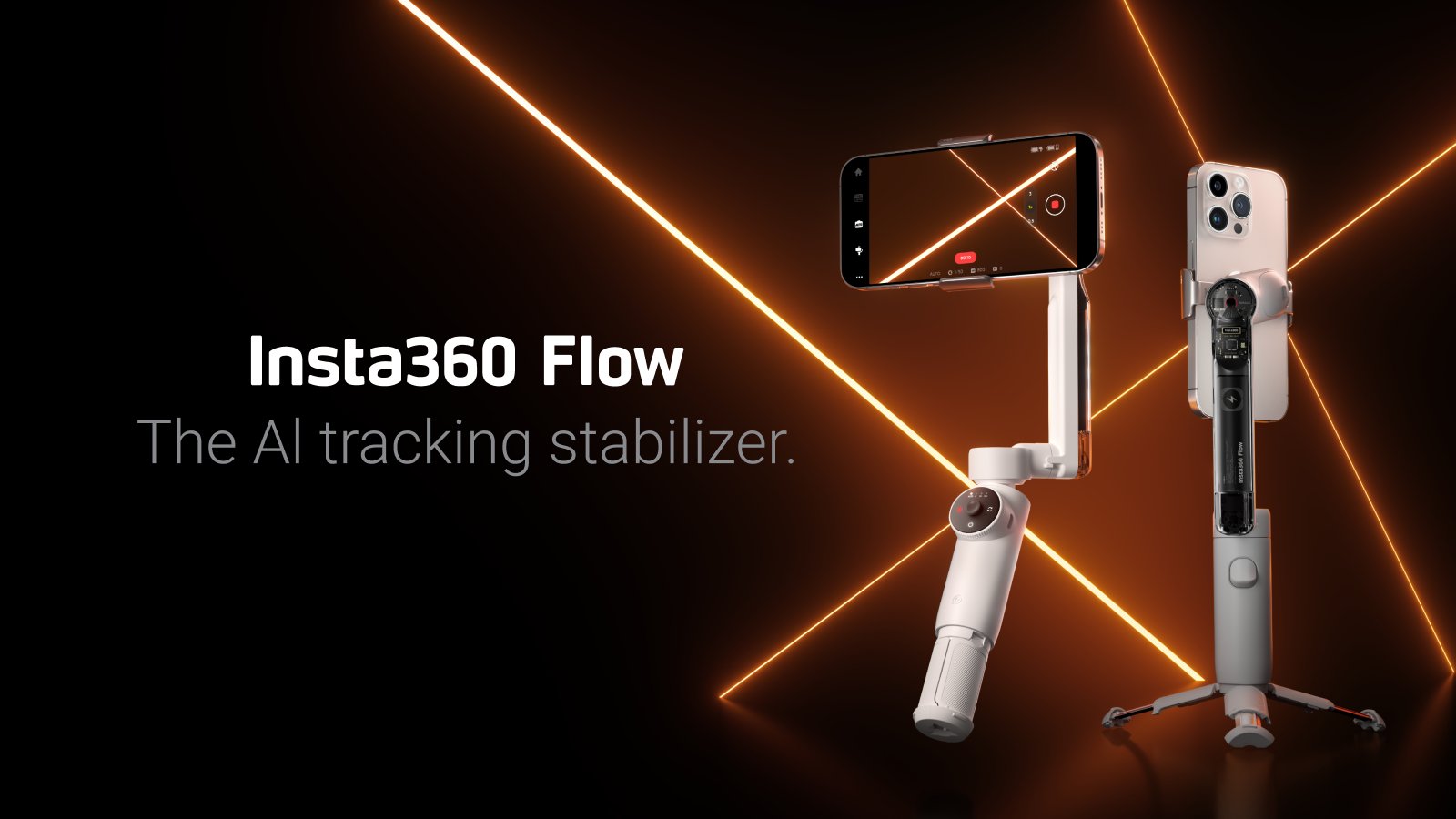 Insta360 on X: Create like a pro with Insta360 Flow, our brand new AI  tracking smartphone stabilizer. With next-generation subject tracking,  professional-level stabilization and a built-in tripod AND selfie stick,  Flow is