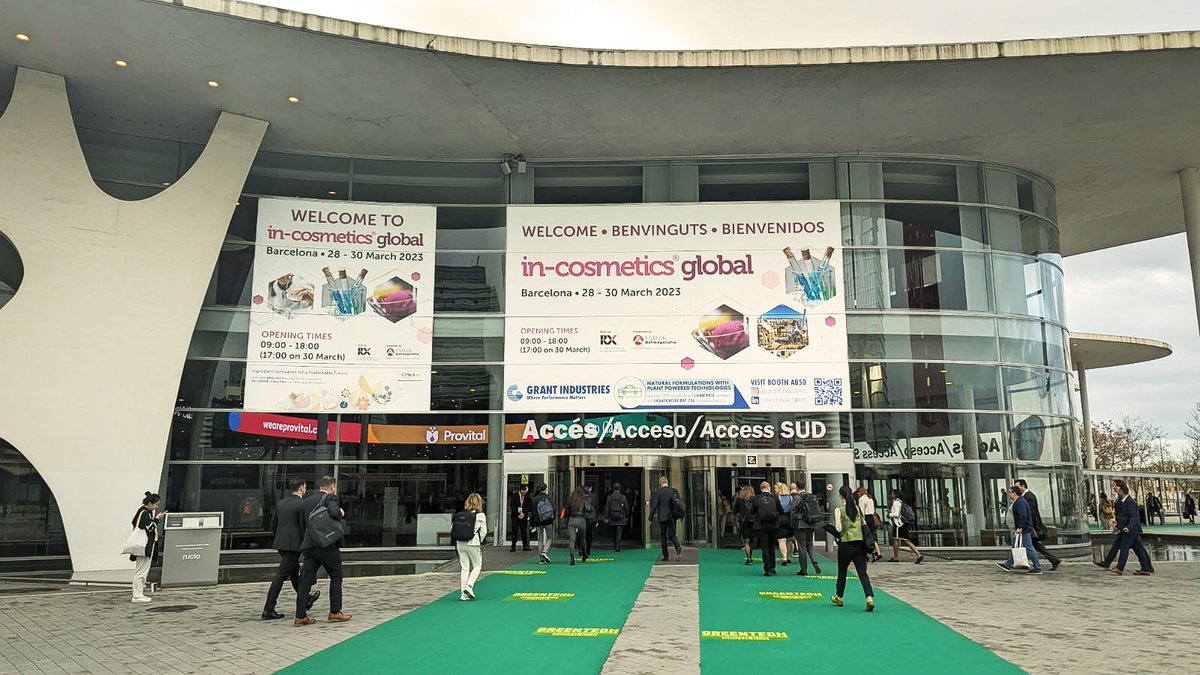 insilibio's tweet image. InSiliBio a eu l'occasion d'être en pleine immersion dans le salon international in-cosmetics Global. 
Ce salon réunit tous les acteurs de l'industrie cosmétique et permet de découvrir de nouvelles idées innovantes et de faire susciter des collaborations potentielles.