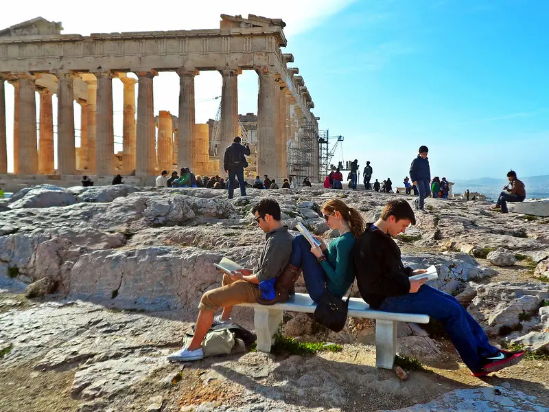 StudyAbroad101's tweet photo. Greece's land area is approximately 64% of Minnesota and the students attending the @cyathens  program made sure to explore at least some of it!
 
https://t.co/qgCi5twbXK

#abroad101 #travel #studyabroad #studentlife https://t.co/he8EmPWFvM