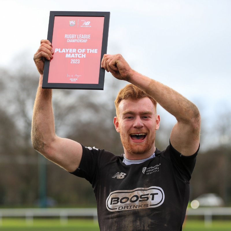 ThunderRugby's tweet photo. 📝 A week on from their fifth consecutive BUCS final win, we take a look at @NorthumbriaRL's tense victory over Leeds Beckett.

⚡ The final saw a number of our First Team and Reserves' players involved!

#ThunderArmy // #TrueNorth