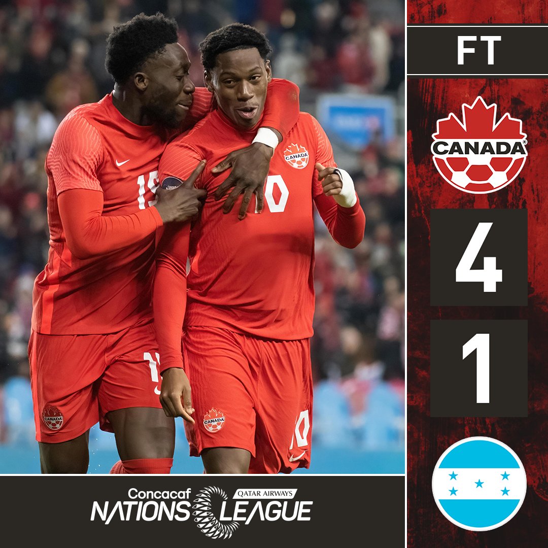 don_kostello98's tweet photo. Wygrana 4-1 nad Hondurasem. 

⚽: Cyle Larin x2, Jonathan David i Jonathan Osorio. https://t.co/7kQN2kIdp5