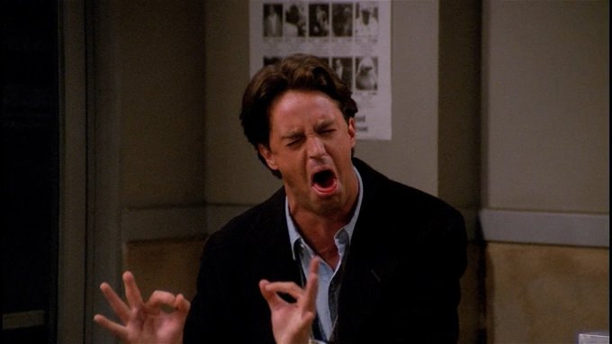 Wednesday mood: Chandler Bing