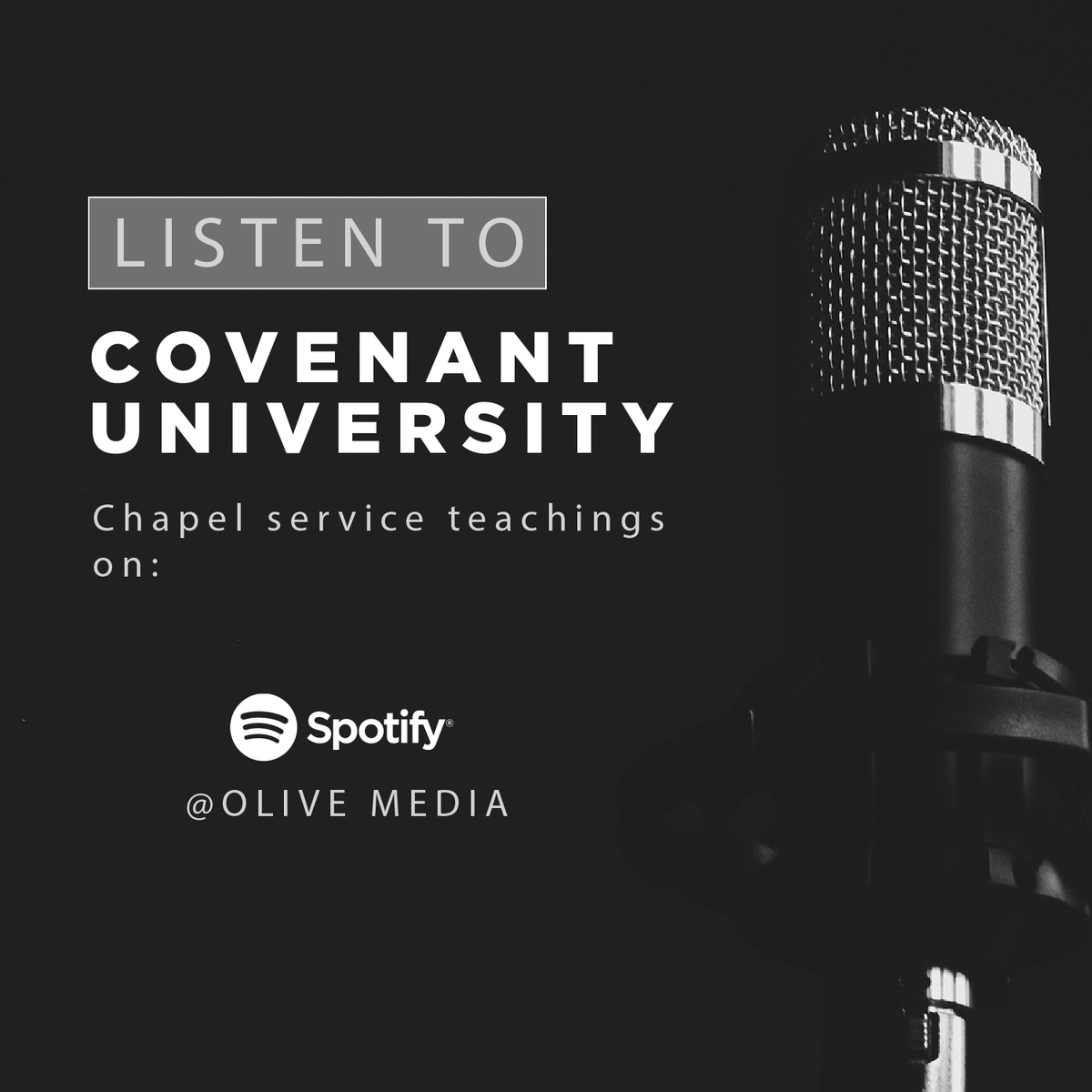 CovUniChapel's tweet photo. We are spreading the gospel and moving Fast!!!
 Join us on Spotify https://t.co/QfbHl0yFfY