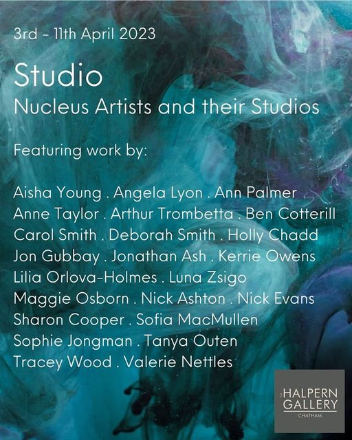 Studio, Nucleus Artists and their Studios, has been extended until 11 April. 
Open Monday - Saturday, 10am - 4pm.
Free entry, all welcome.
#medway #art #groupexhibition #localartist #artiststudios