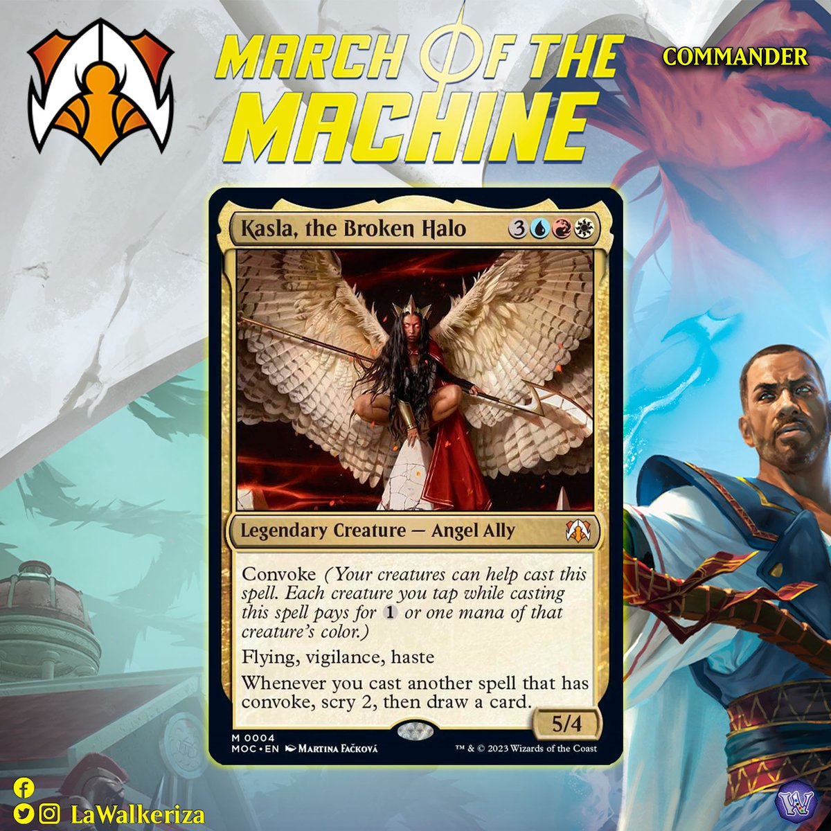 LWalkeriza's tweet photo. #LaWalkeriza
#MTGHispano #MTGMachine #MTGspoilers #MTG #MagicTheGathering
#MTGcommander #MOM #Kalsa https://t.co/haSQgjUBdl