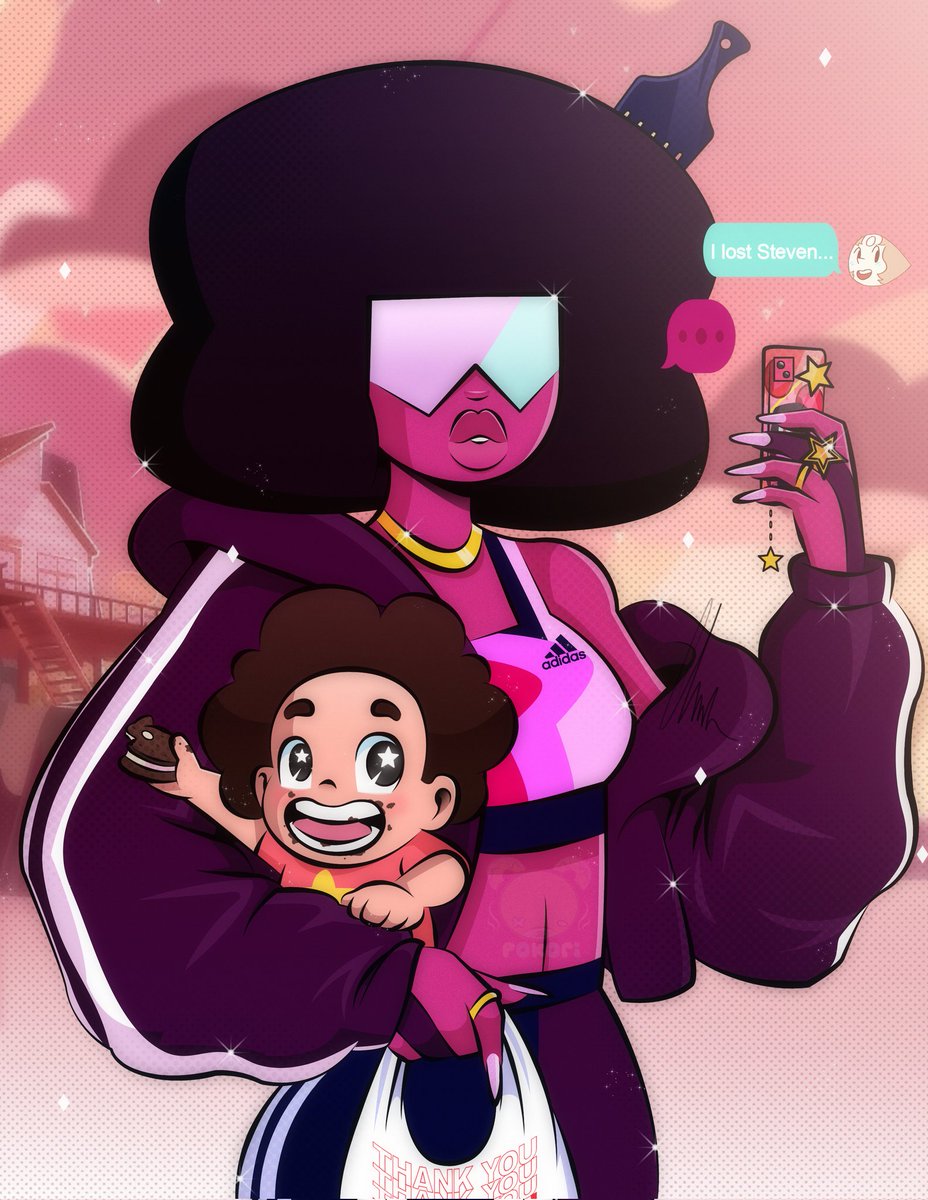 Garnet was always my favorite Gem. #artoftheday #blackcommunity #blackanimeartist #blackart365 #blackheroes #blackartmatters  #blackcartoonist #blackcartooncharacter #originalcharacterart #originalart #cartoon #cartoonart #supportblackart #supportblackartists  #stevenuniverse