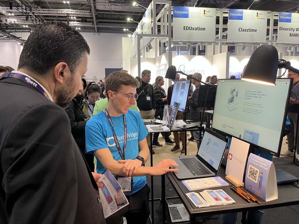 ibookwidgets's tweet image. Today, we're at #Bett2023 in London! Make sure to come by our booth NB52 and find out everything (&amp;amp; more!!💡) about BookWidgets 🙌 #edtech #innovation #education @edtech_station