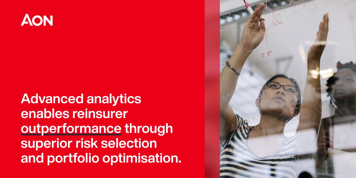 Reinsurance_Aon's tweet photo. The #reinsurance industry needs data-driven insight more than ever but is lagging in the implementation of advanced data and analytics.

Discover how reinsurers can future-proof data and analytics capabilities: https://t.co/9SMhr5hhD6

#StrategyTechnology https://t.co/xyE1eQWmyD