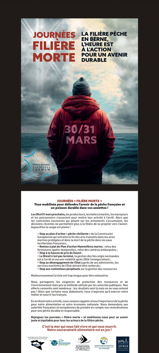 Soutien aux pêcheurs 
#baiestbrieuc #natura2000