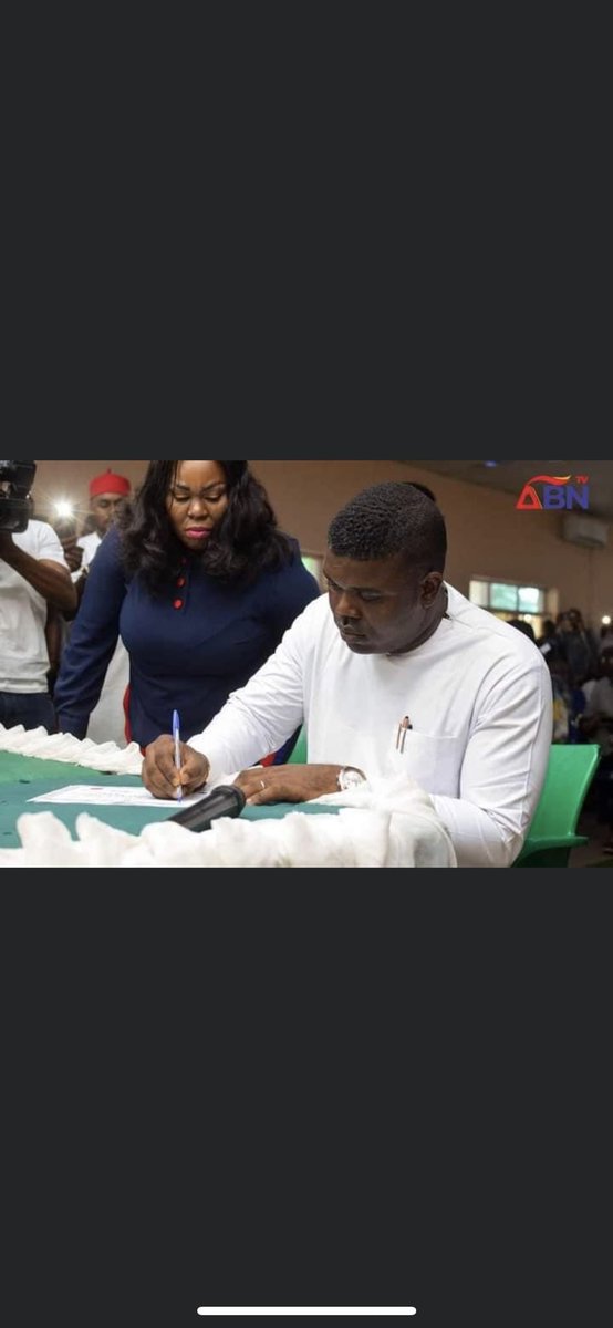 Today 29th March 2023,Certificate of return was issued to the Labour Party Governor Elect, Dr Alex Otti and his deputy Ikechukwu Emetu at the INEC headquarters umuahia, Abia State by the National Commissioner Bar. Festus Okoye and the Administrative secretary Mr Clement Oha.